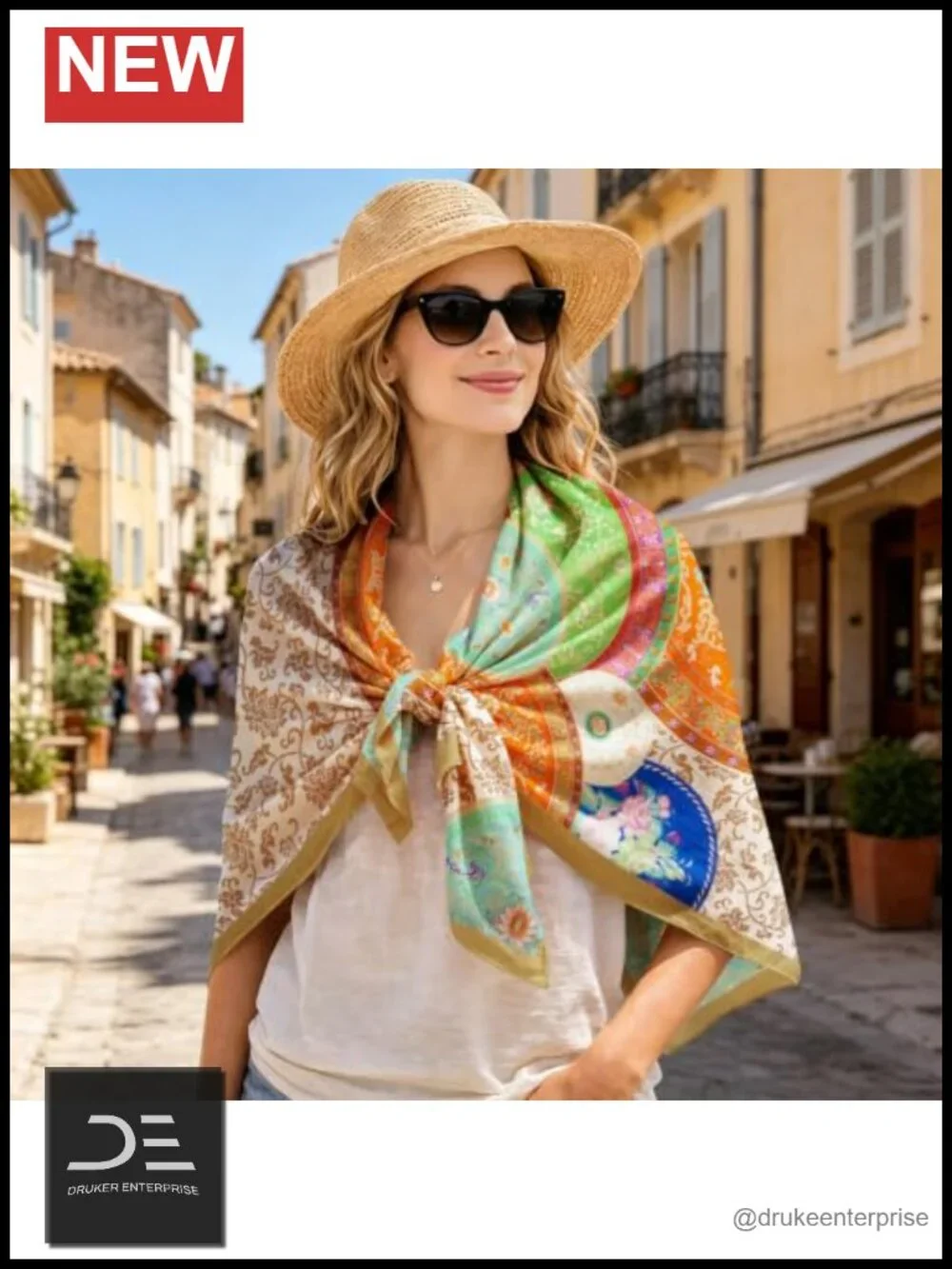 Satin Head Scarf for Women, 35